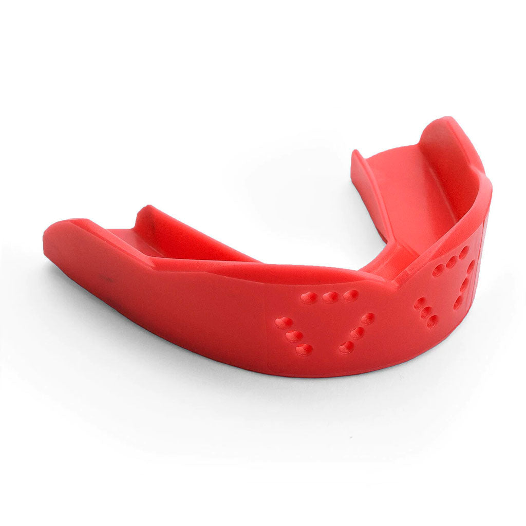 SISU 3D Pre Shaped Mouthguard in the colour Intense Red