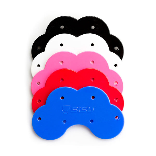 All SISU GO Mouthguards colours stacked together.